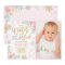 Winter ONEderland Birthday Invitation Pink Gold