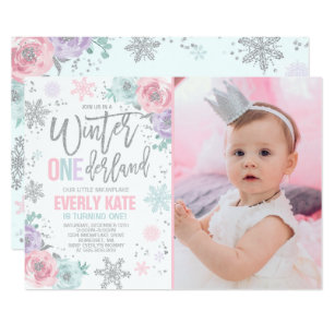 Winter Onederland Invitation Wording 2