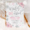 Winter ONEderland Birthday Invitation Pink Silver