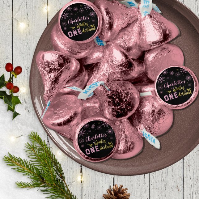 Winter Onederland Birthday Snowflakes Hershey®'s Kisses® (Creator Uploaded)