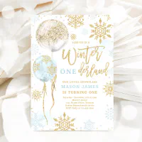 Winter onederland invitation hotsell