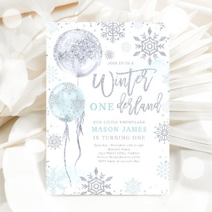 Winter Onederland Invitations Invitation Templates Zazzle