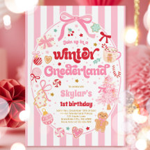 Winter Onederland Christmas Coquette Bow Birthday