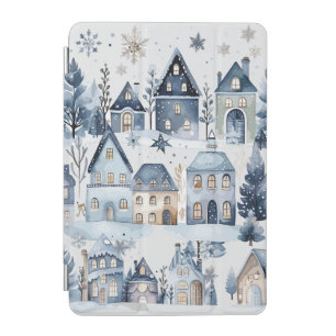 Winter Onederland Christmas Houses Birthday iPad Mini Cover