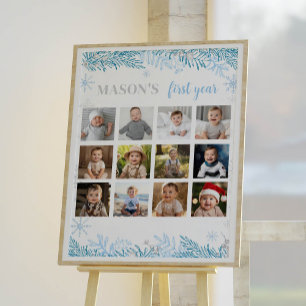 Winter Onederland First Year Photo Milestone Sign