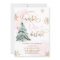 Winter Onederland Girl Pink Gold 1st Birthday