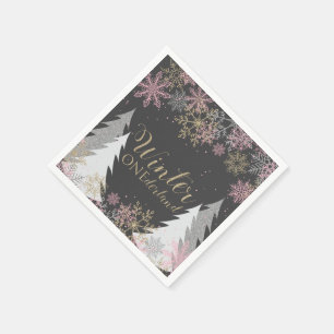 Winter Onederland Party Napkins first birthday