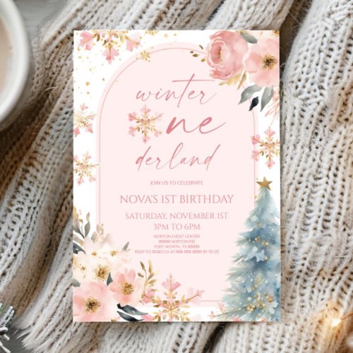 Winter Onederland Snowflake 1st Birthday Party