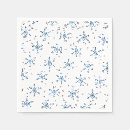 Winter Onederland Snowflake Napkins