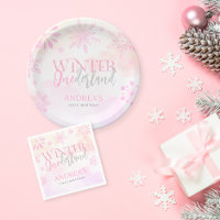 Winter ONEderland Snowflakes Girl 1st Birthday