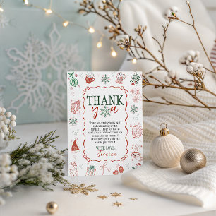 Winter ONEderland Thank You Card