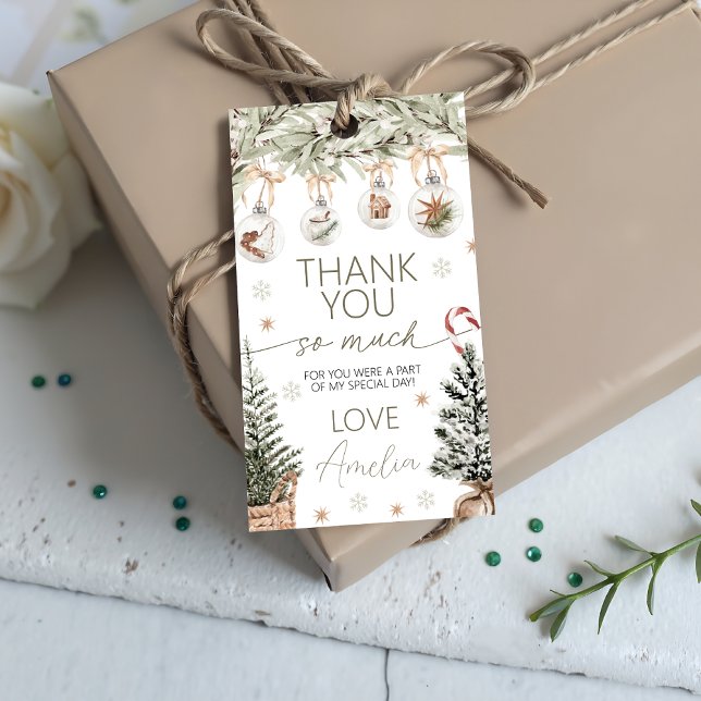 Winter Onederland Thank You Tag (Creator Uploaded)