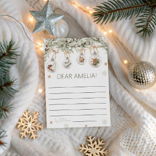 Winter Onederland Time Capsule Card