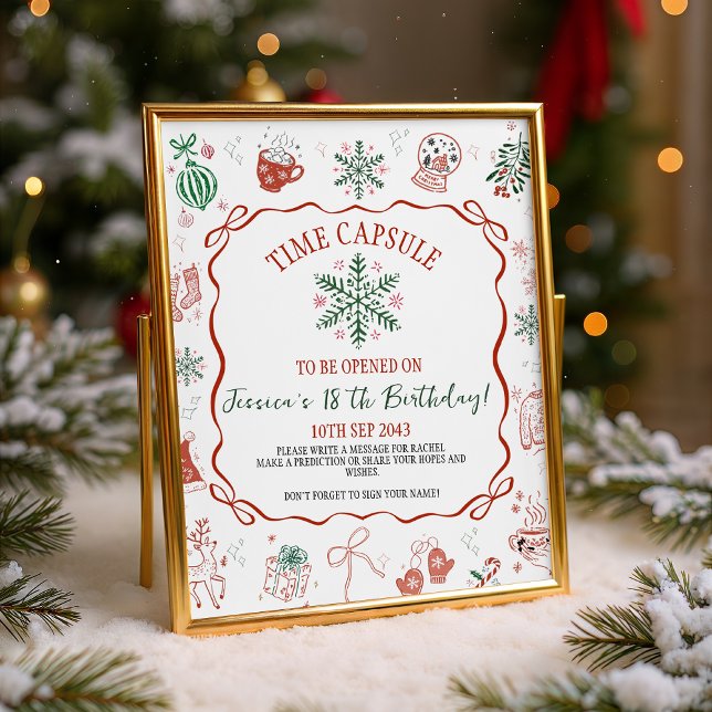 Winter ONEderland Time Capsule Sign (Creator Uploaded)