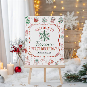 Winter ONEderland Welcome Sign