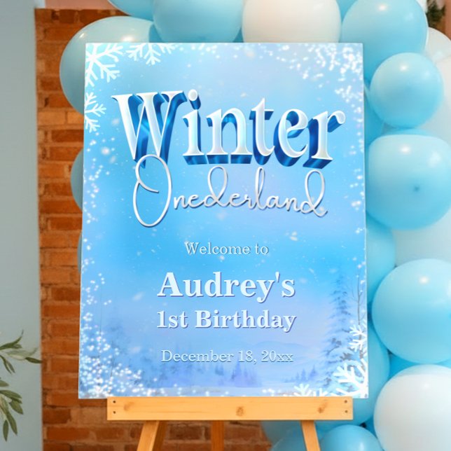 Winter Onederland - Welcome Sign (Winter Onederland - Welcome Sign)