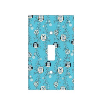 Winter Owls Light Switch Cover by StriveDesigns at Zazzle