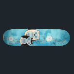 Winter Owls Skateboard<br><div class="desc">The skateboard features a pair of cheerful owls on a crisp winter's day among floral vines.</div>