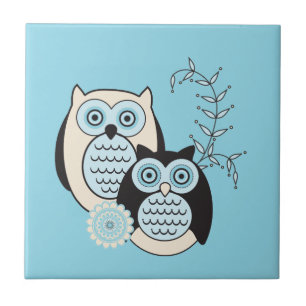 Winter Owls Tile