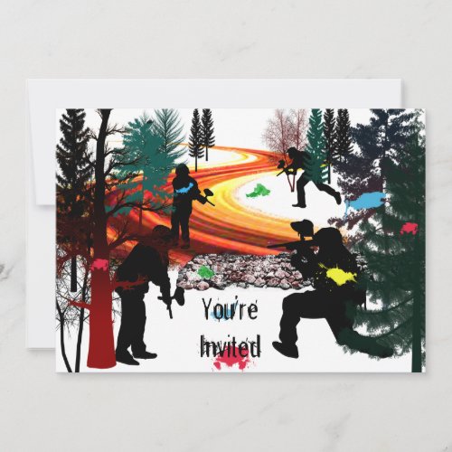 Winter Paintball in the Woods Announcements