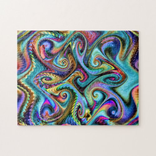 Winter Palette Fractal Jigsaw Puzzle