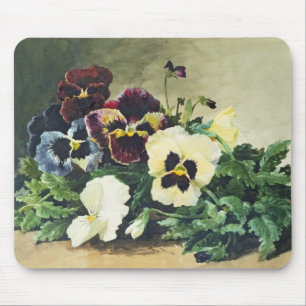 Winter Pansies, 1884 Mouse Pad