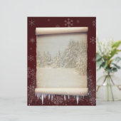 Winter Parchment Illustration (Standing Front)