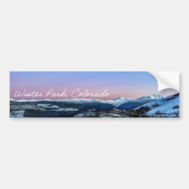Winter Park Bumper Sticker (Front)