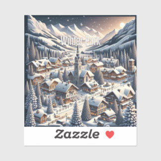 Winter Park Colorado 3 Inch Vinyl Sticker