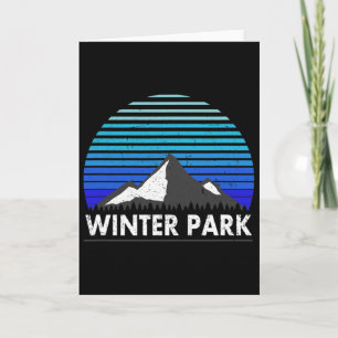 Winter Park Colorado Bluebird Mountain  Card