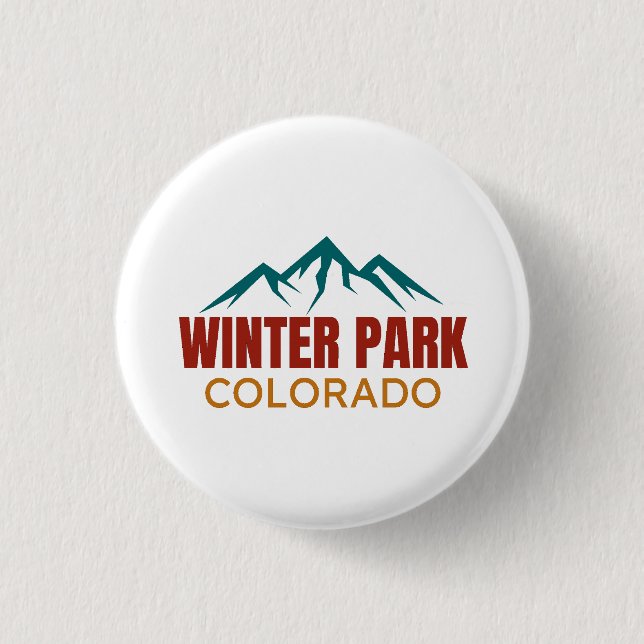 Winter Park Colorado Button (Front)