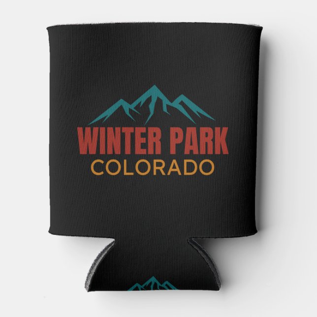 Winter Park Colorado Can Cooler (Front)