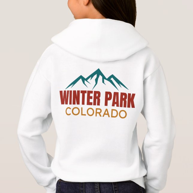 Winter Park Colorado Hoodie (Back)
