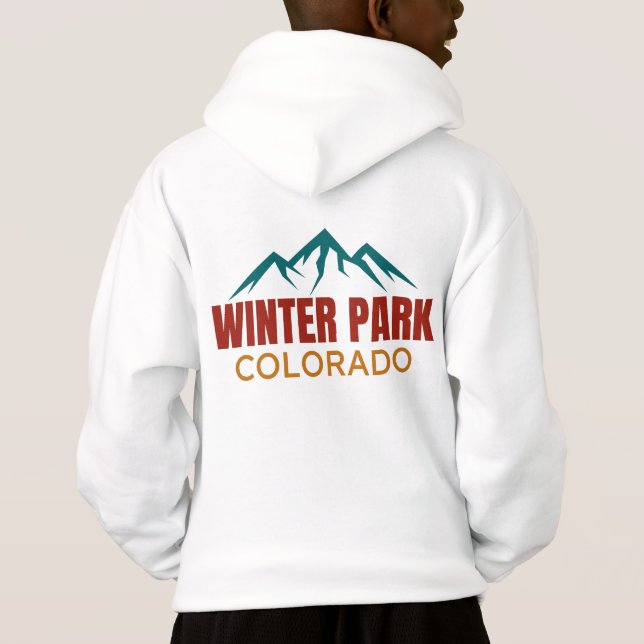 Winter Park Colorado Hoodie (Back)