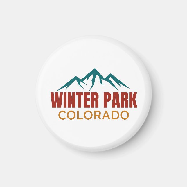 Winter Park Colorado Magnet (Front)