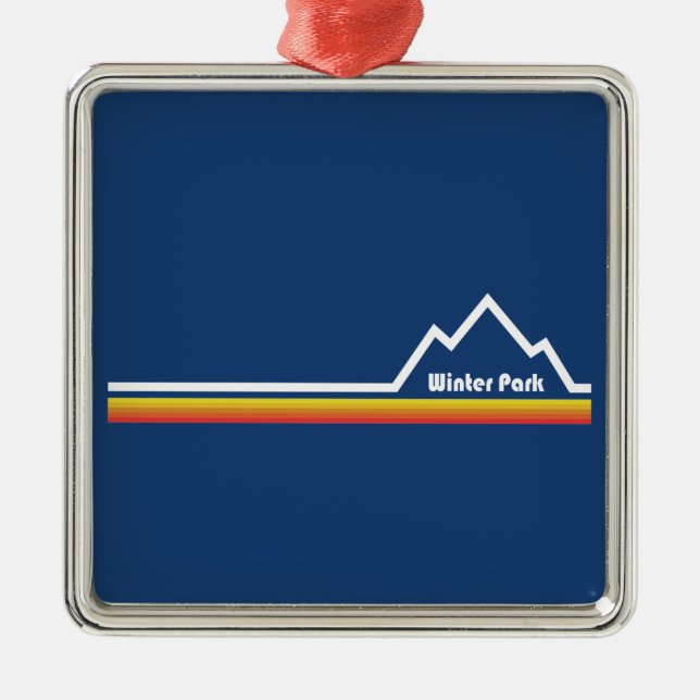 Winter Park, Colorado Metal Ornament (Front)