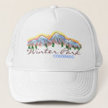 Winter Park Colorado Mountain Art Hat at Zazzle