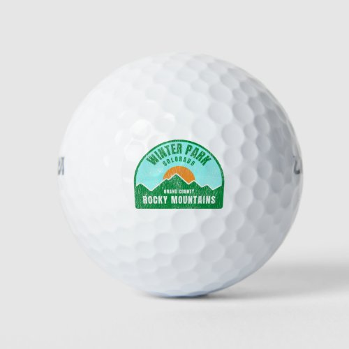 Winter Park Colorado Rocky Mountains Golf Balls