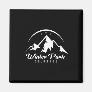 Winter Park Colorado Ski Resort Skiing Snowboardin Magnet