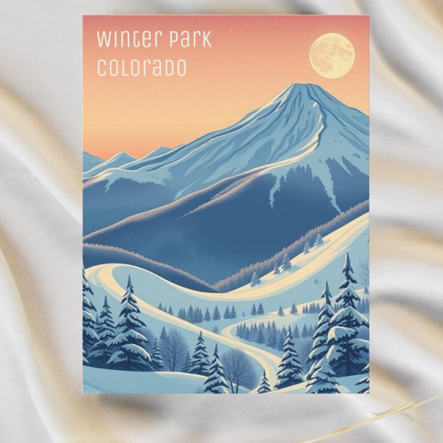 Winter Park colorado ski vacation Postcard (Creator Uploaded)