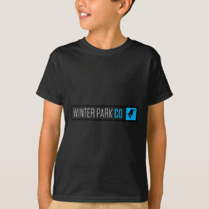 Winter Park Colorado Snowboard Box Type T-Shirt