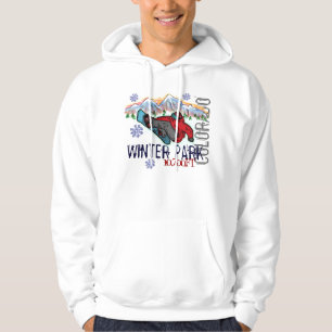 Winter Park Colorado snowboarder elevation hoodie