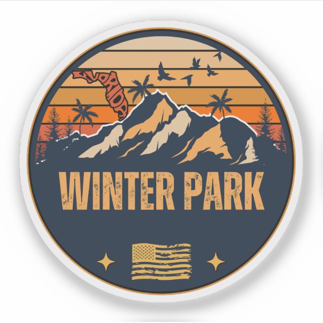 Winter Park, Florida  Sticker (Front)