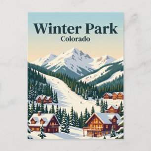Winter Park USA Postcard