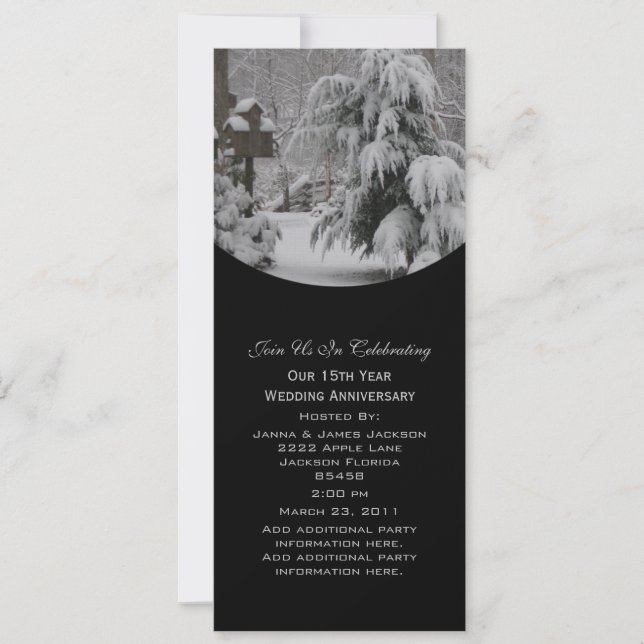 Winter Party Invitation (Front)
