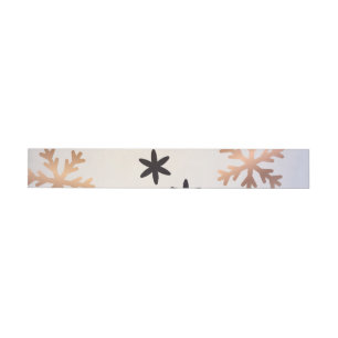 Winter Pattern 12 Wrap Around Label