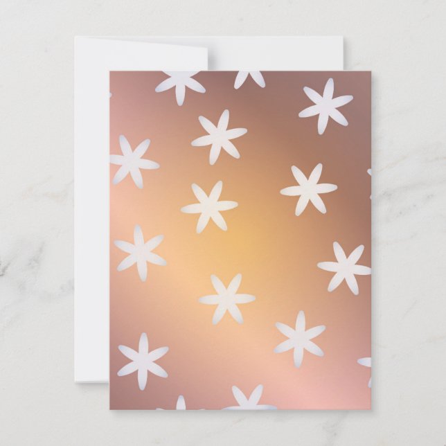 Winter Pattern 13 Note Card (Front)