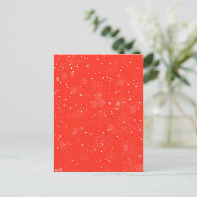 Winter Pattern 7 Postcard (Standing Front)