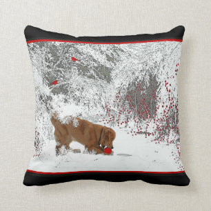 Winter Peace Throw Pillow
