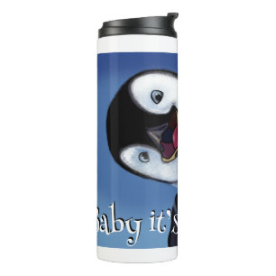 Winter Penguin Thermal Tumbler